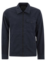 Woolrich Garment-dyed Shirt Jacket In Pure Cotton - Men