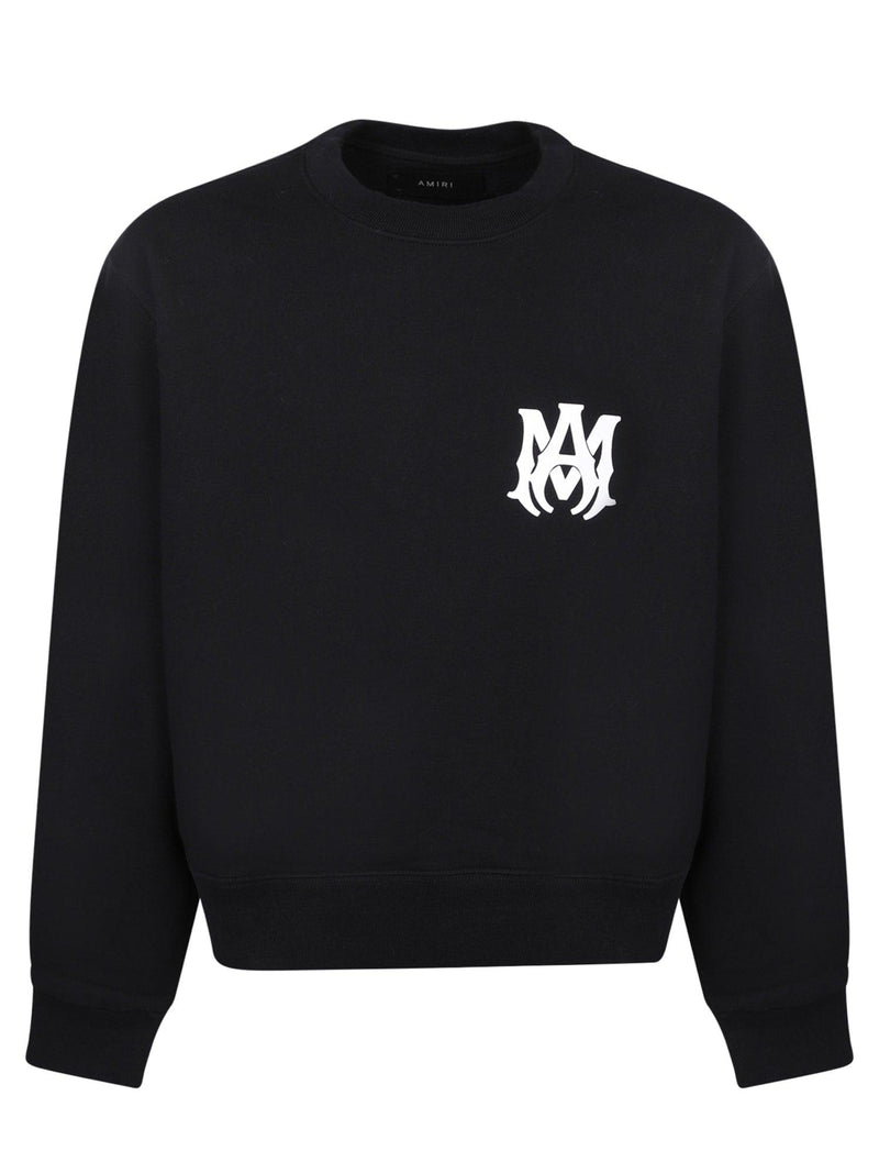 AMIRI Round-neck Black Sweatshirt - Men - Piano Luigi