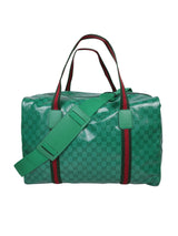 Gucci Large Duffle Bag With Web - Men - Piano Luigi