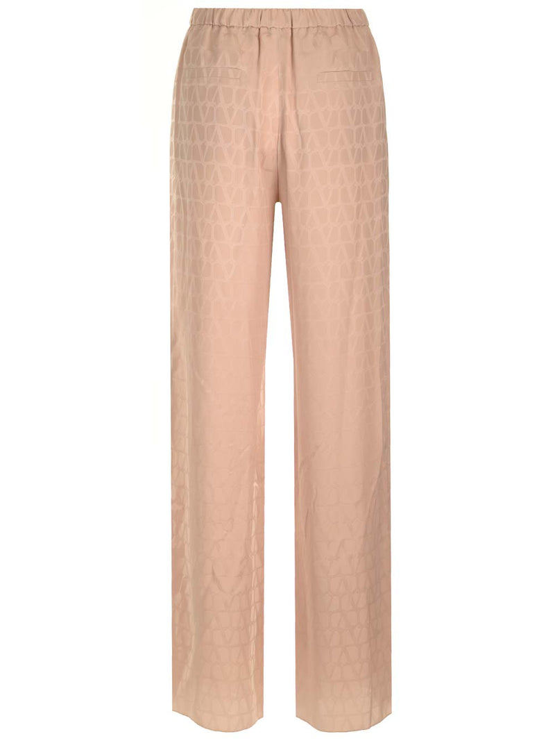 Valentino toile Iconographe Silk Trousers - Women