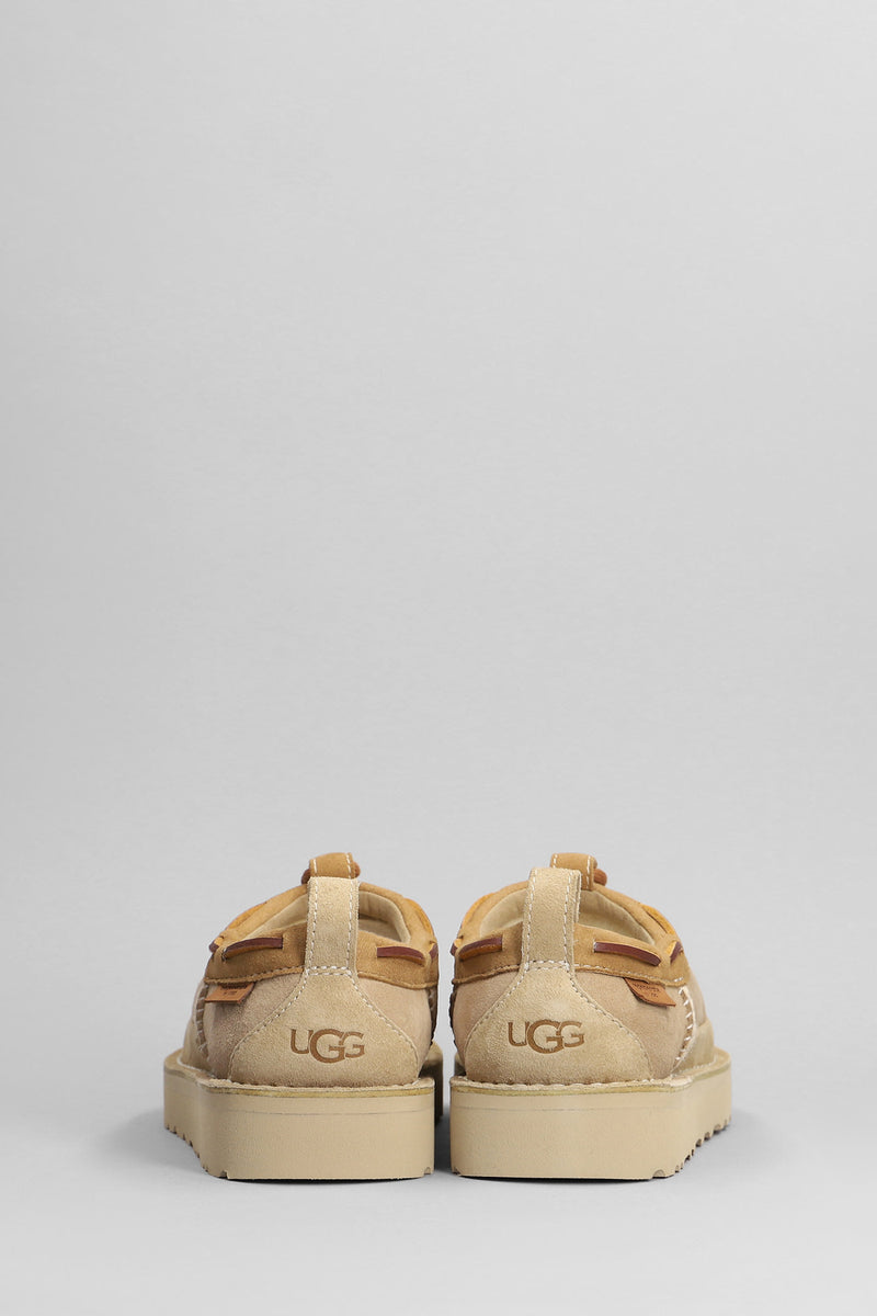 UGG Tasman Crafted Loafers In Beige Suede - Women