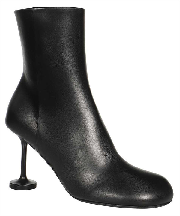 Balenciaga Leather Ankle Boots - Women - Piano Luigi