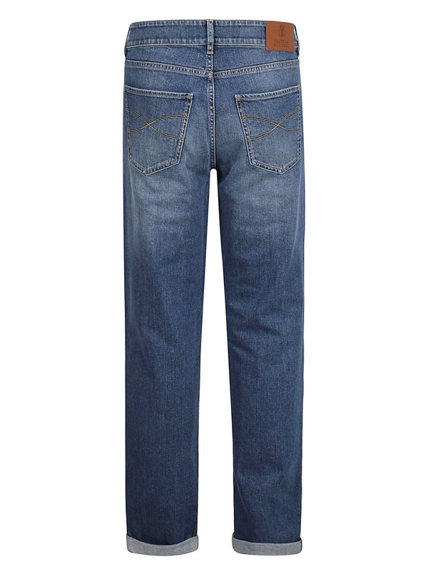 Brunello Cucinelli Straight Leg Classic 5 Pockets Jeans - Men