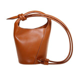 Jacquemus Logo Plaque Knot-detailed Top Handle Bag - Women