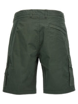 Stone Island Logo Badge Bermuda Shorts - Men