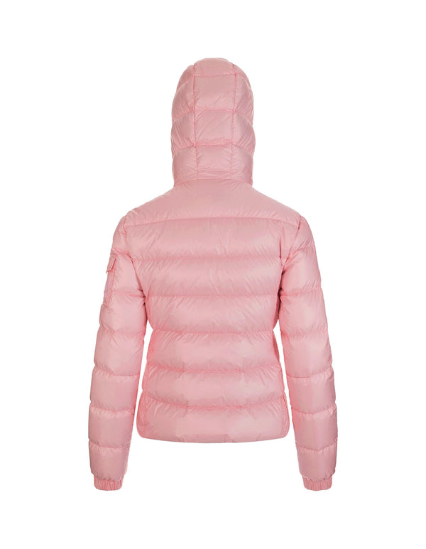 Moncler Pink Gles Down Jacket - Women