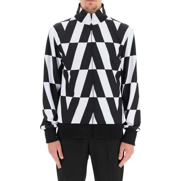 Valentino Logo Zipped Sweatshirt - Men - Piano Luigi
