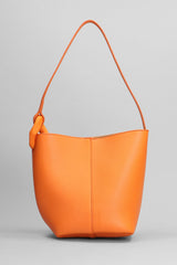 J.W. Anderson Corner Hand Bag In Orange Leather - Women