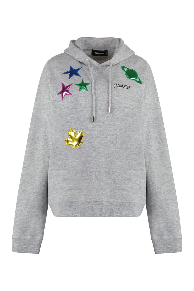 Dsquared2 Logo Cotton Hoodie - Women