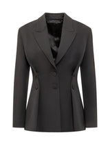 Givenchy Tricotine Satin Blazer - Women - Piano Luigi