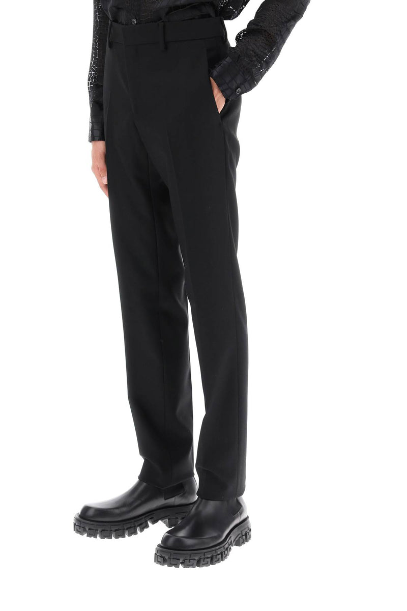 Versace Virgin Wool Trousers - Men