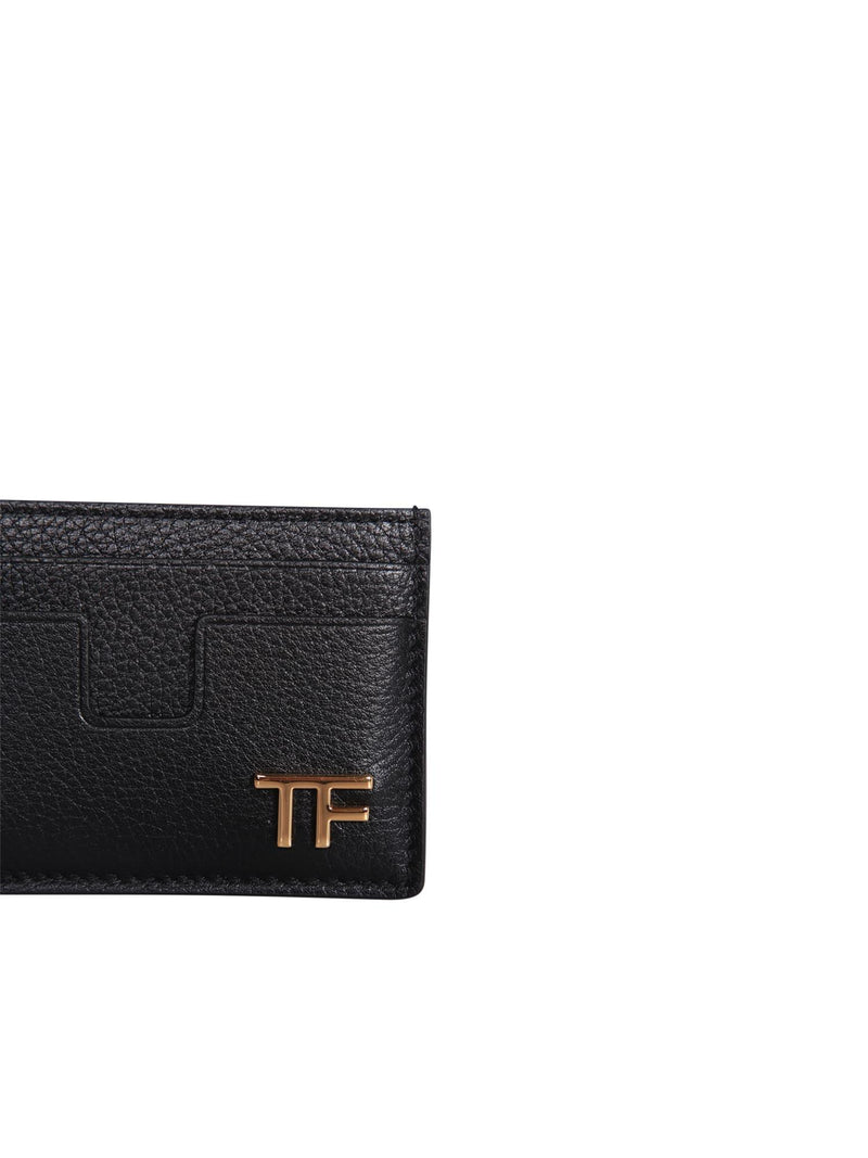 Tom Ford Black T Line Cardholder - Men - Piano Luigi