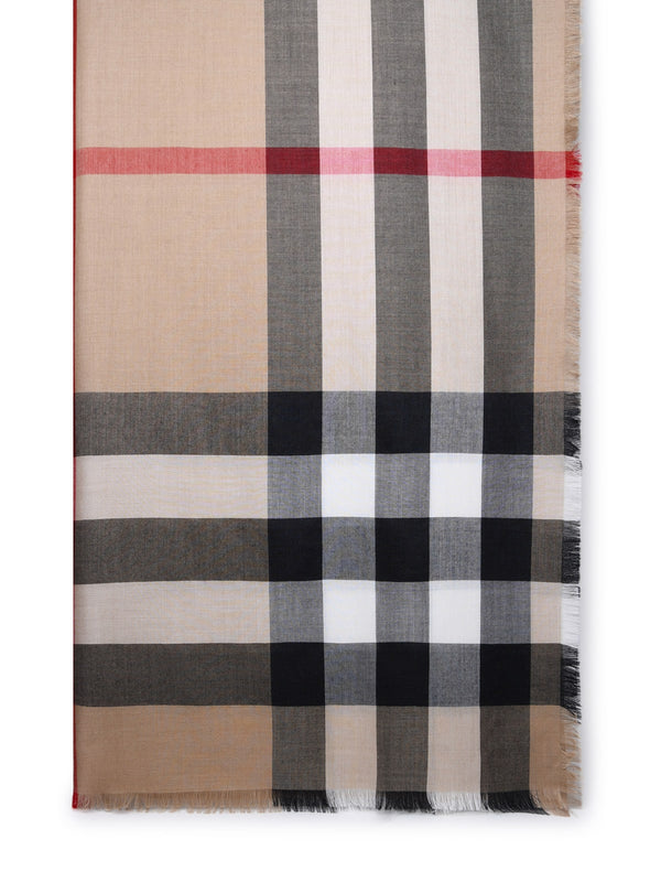 Burberry Beige Cashmere Blend Scarf - Men