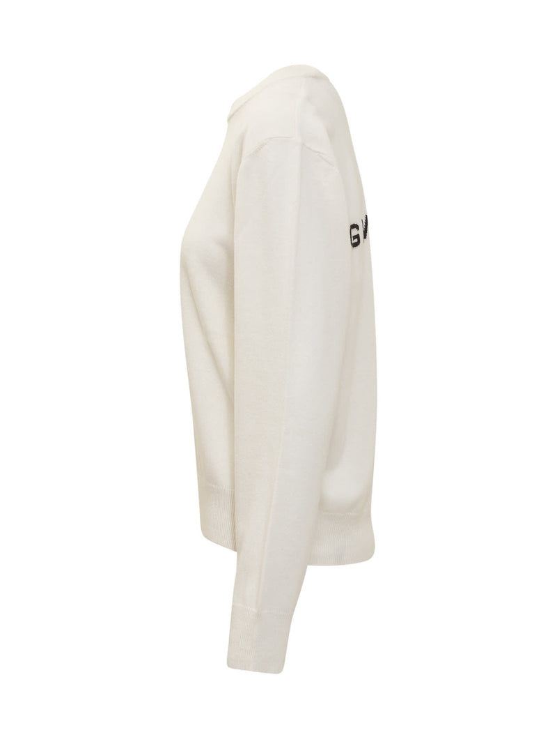 White Givenchy Pullover In Wool And Cashmere - Women