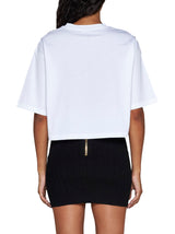 Balmain Cotton Crew-neck T-shirt - Women