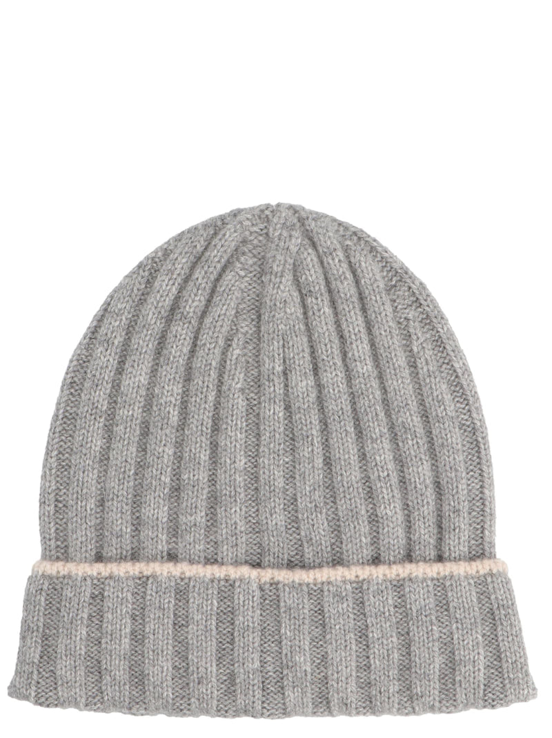 Brunello Cucinelli Contrasting Stripe Beanie - Men