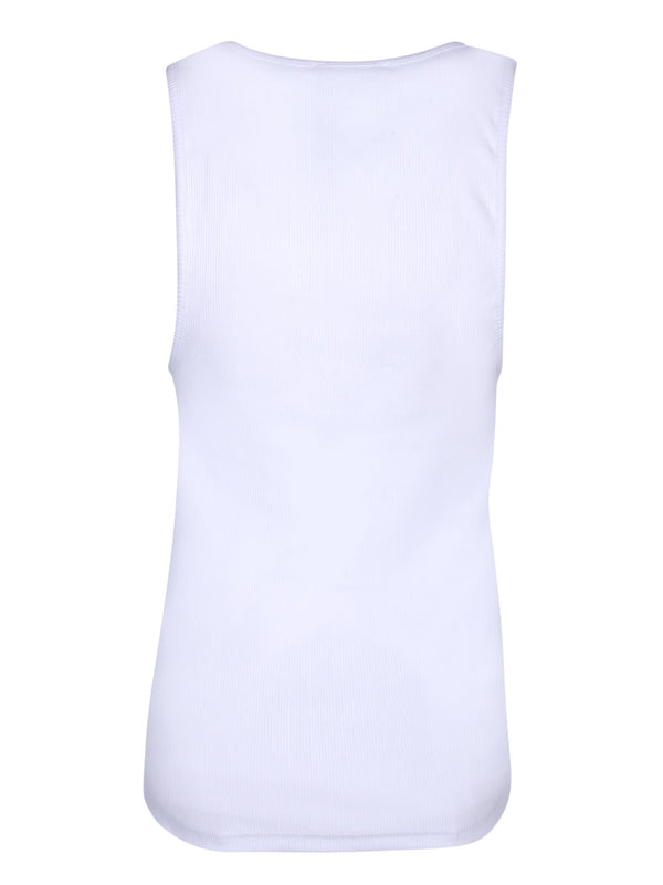 J.W. Anderson Embroidered Logo White Tank Top - Women