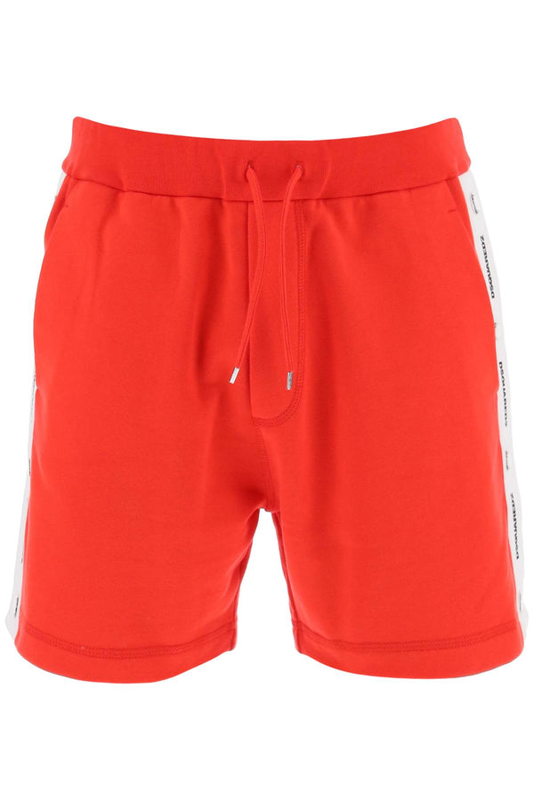 Dsquared2 Burbs Sweatshorts With Logo Bands - Men