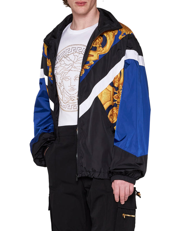 Versace Multicolor Nylon Barocco Jacket - Men