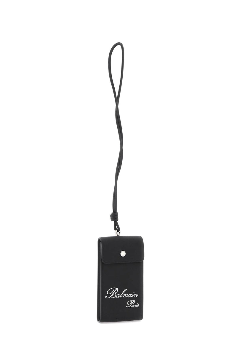 Balmain Phone Holder With Logo - Men
