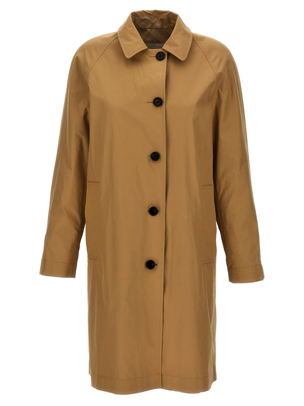 Burberry Check Reversible Coat - Women
