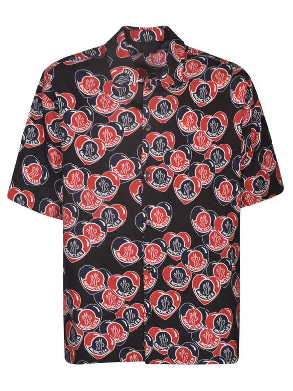 Moncler All-over Logo Print Shirt - Men