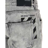 Off-White Cotton Denim Jeans - Men - Piano Luigi