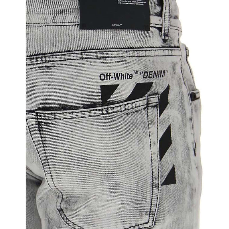 Off-White Cotton Denim Jeans - Men - Piano Luigi