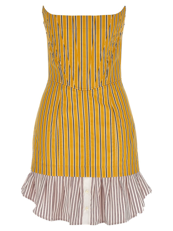 Dsquared2 Striped Corset Dress - Women