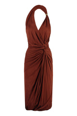 Bottega Veneta Draped Jersey Dress - Women