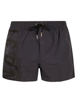 Dsquared2 Drawstring Waist Icon Swimshorts - Men - Piano Luigi