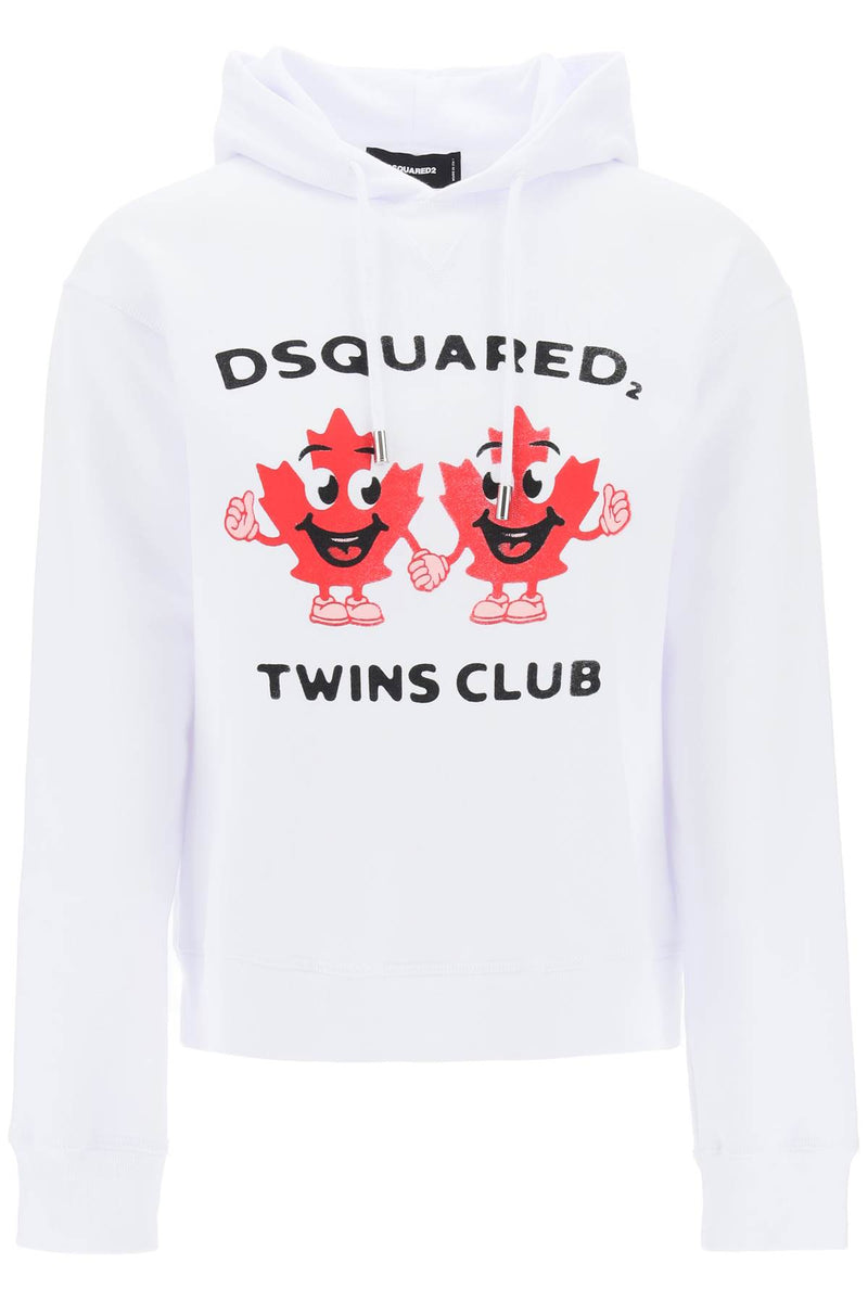 Dsquared2 Twins Club Hooded Sweatshirt - Women