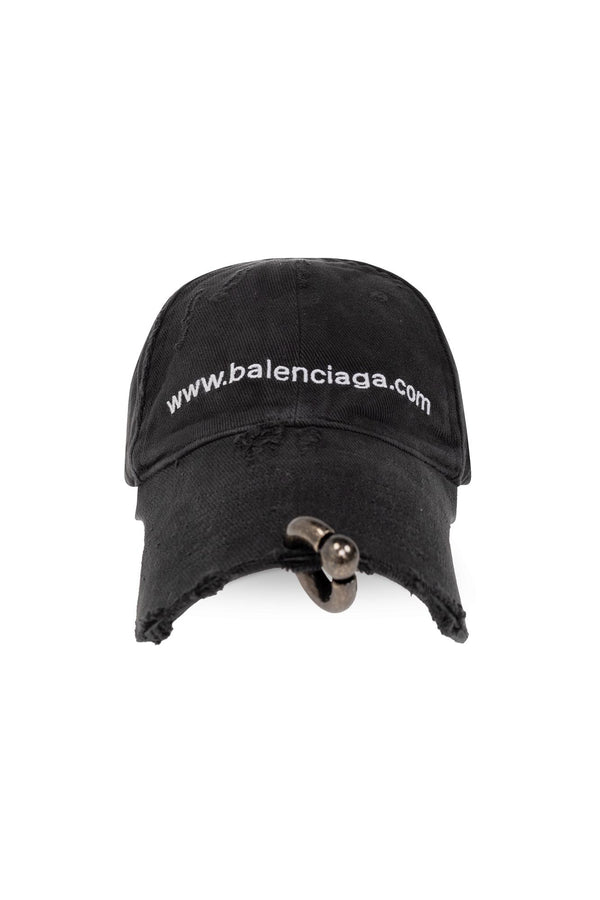 Balenciaga Front Piercing Cap - Women