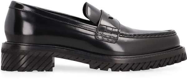 Off-White Combat Leather Loafers - Men