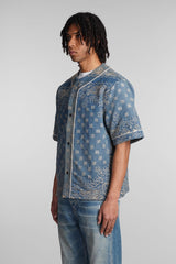 AMIRI Shirt In Blue Cotton - Men