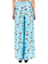 Versace Butterfly Print Informal Pants - Women