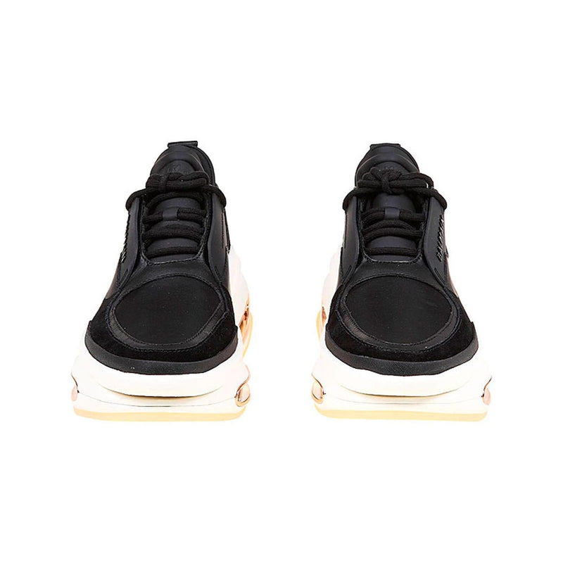 Balmain Leather And Fabric Sneakers - Men - Piano Luigi