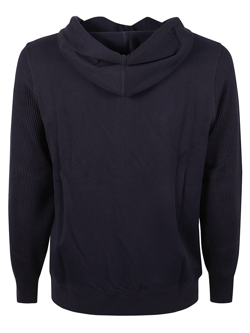 Brunello Cucinelli Regular Fit Plain Zipped Hoodie - Men