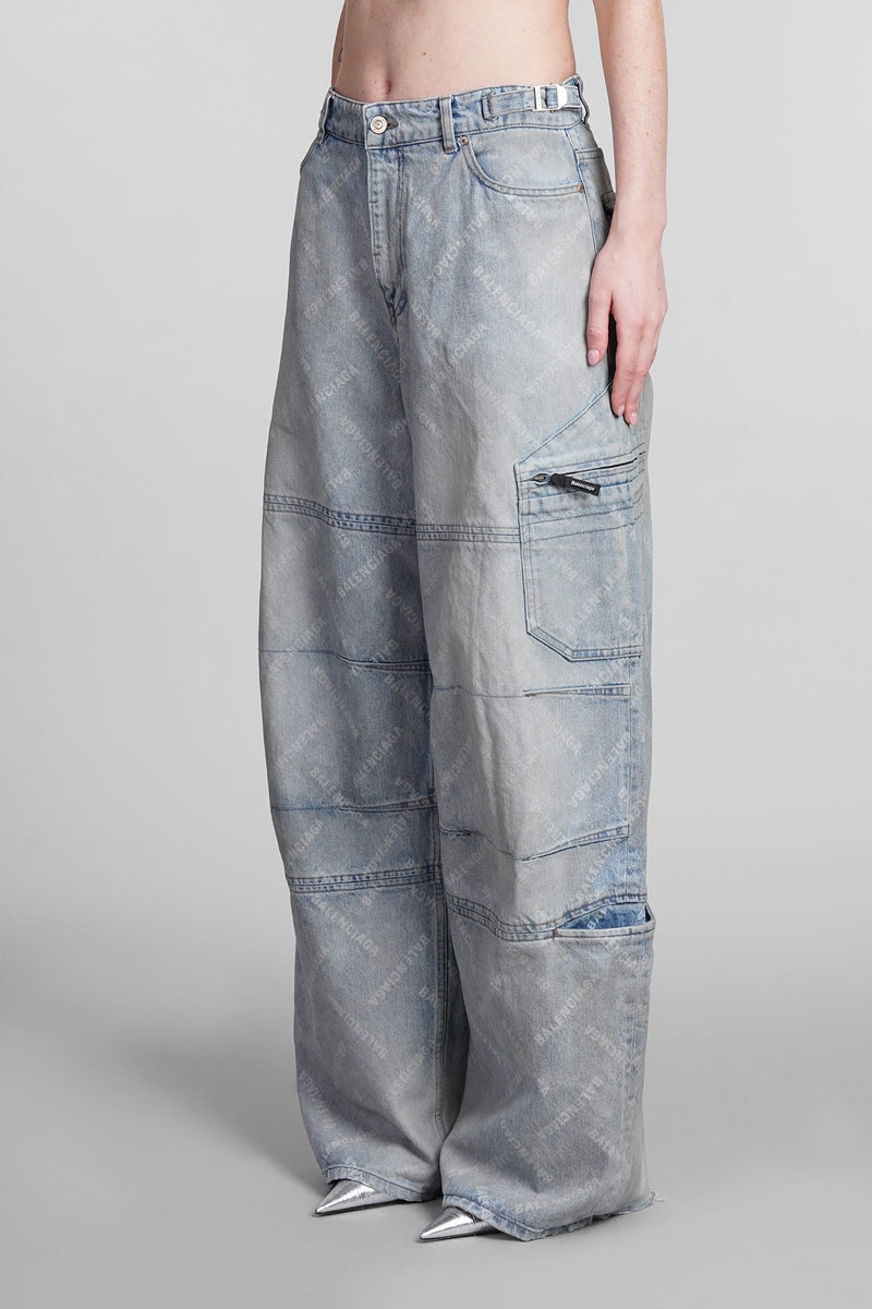 Balenciaga Jeans In Blue Cotton - Women