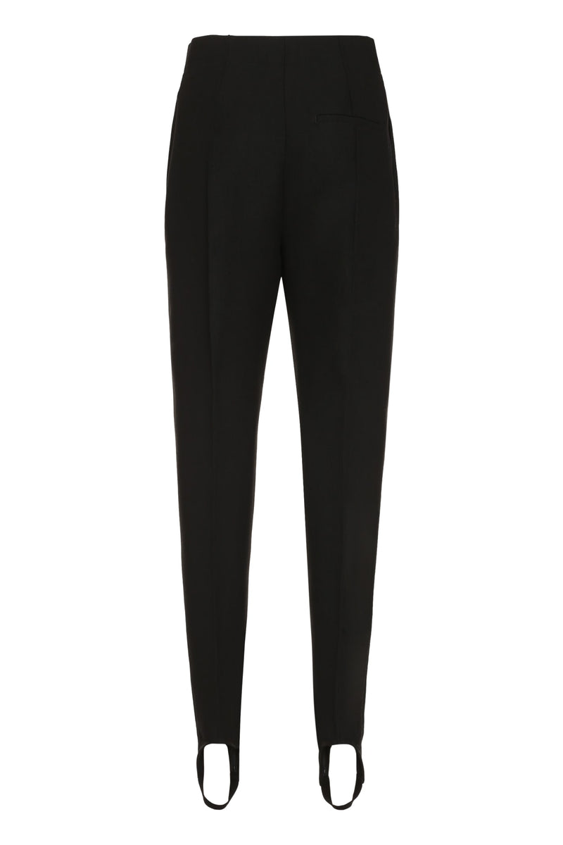 Bottega Veneta High-rise Cotton Trousers - Women