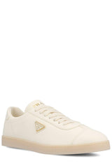 Prada Triangle Logo Plaque Low-top Sneakers - Men