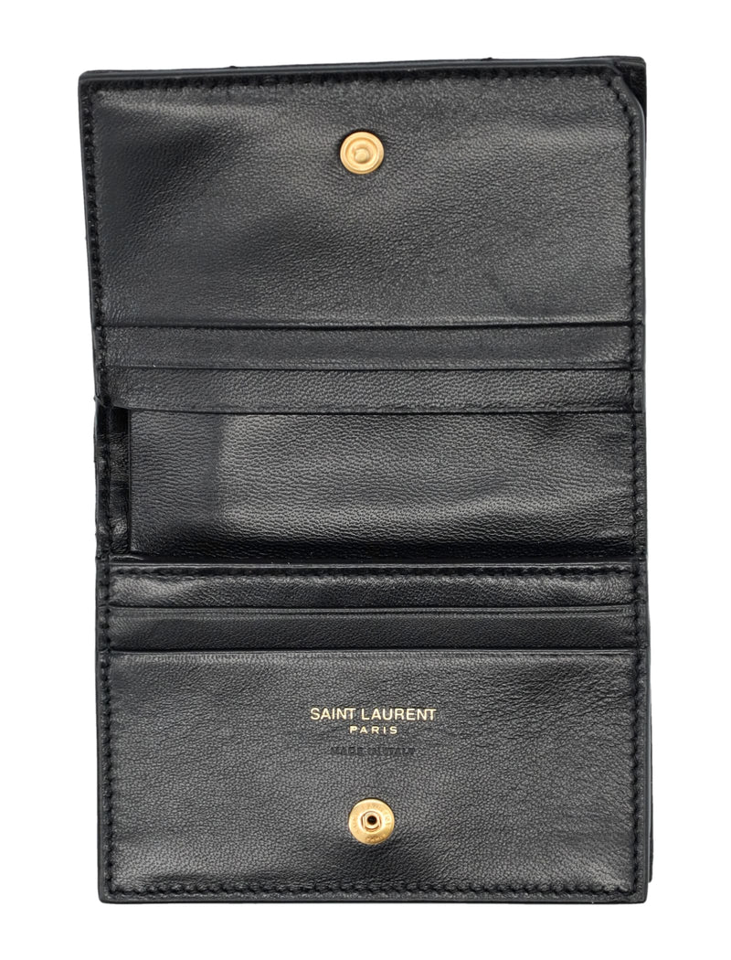 Saint Laurent Cassandre Flap Card Case - Women