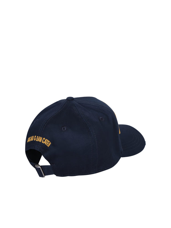 Dsquared2 Logo Blue Hat - Men
