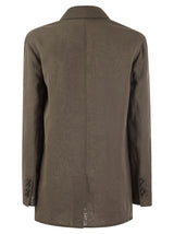 Brunello Cucinelli Cotton Organza Jacket With Jewellery - Women