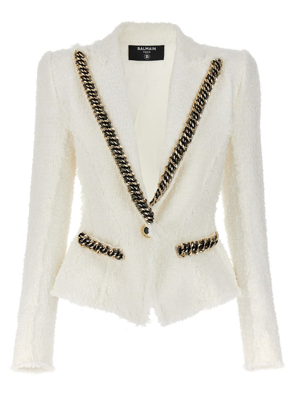 Balmain Tweed Blazer - Women