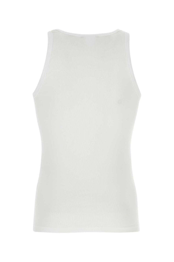 Versace Logo-embroidered Tank Top - Men