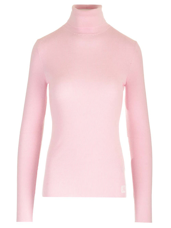 Burberry Pink Turtleneck Sweater - Women