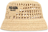 Prada Logo Detail Bucket Hat - Women