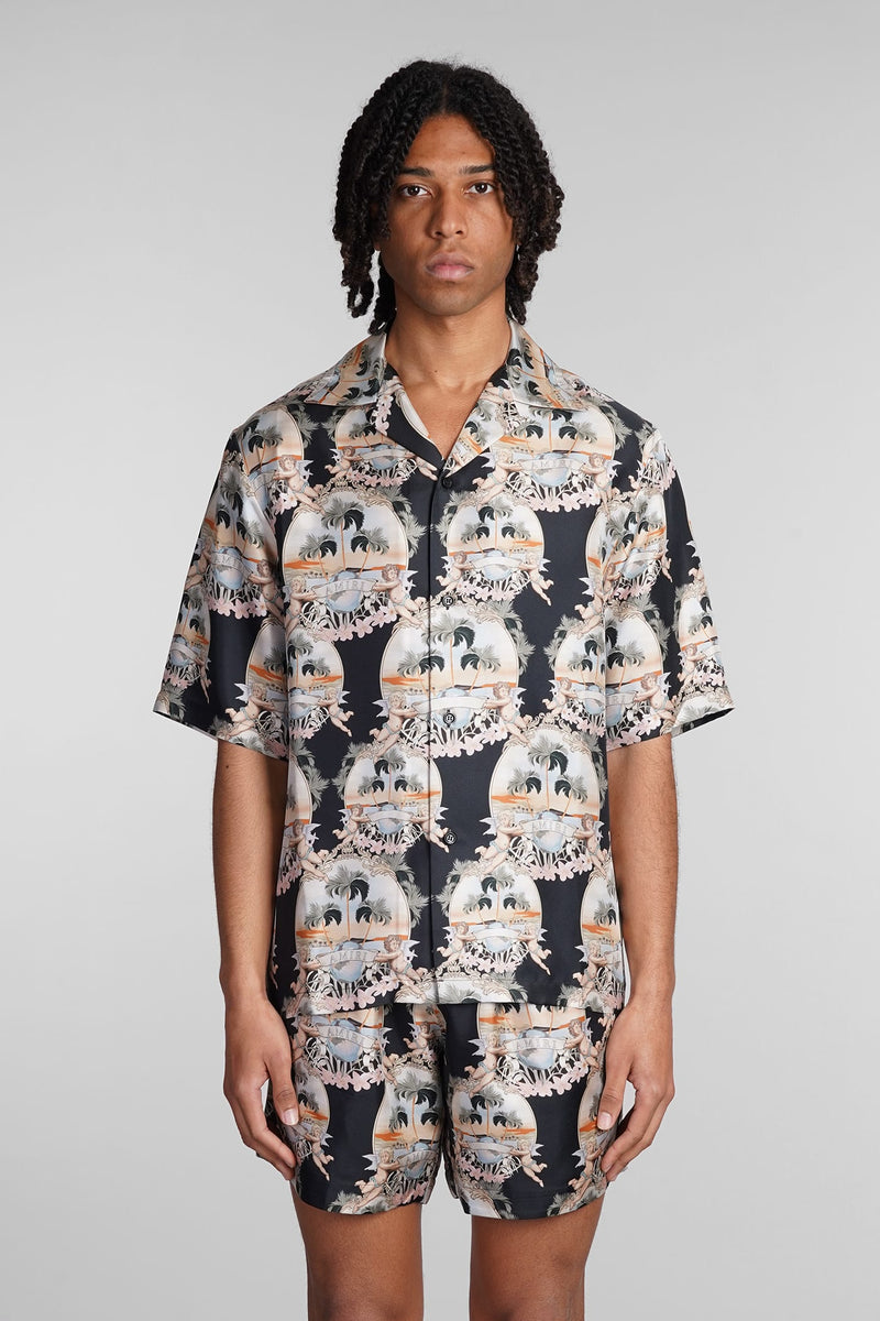 AMIRI Shirt In Multicolor Silk - Men