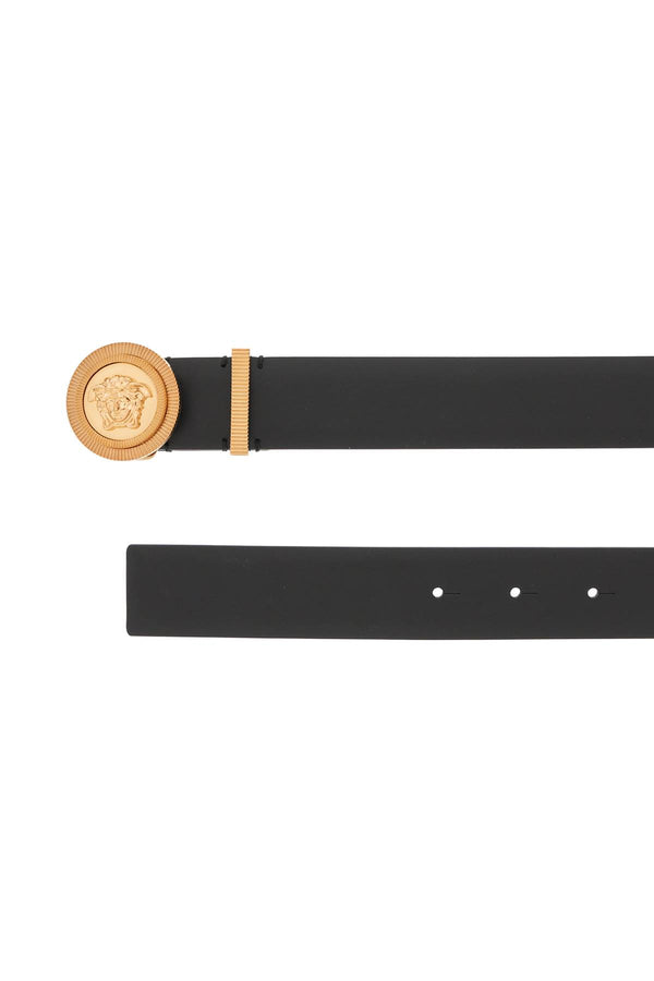 Versace Medusa Biggie Leather Belt - Men